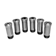 6 Pc 5c Square Collet Set 1/4'' - 3/4'' Harden Machinist Tool 40CR Chuck