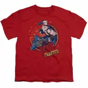 Bane Bane Attack! Kids Youth T Shirt Licensed Suicide Squad DC Comics Red