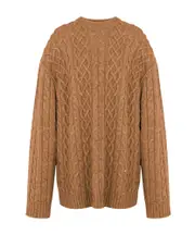 wool pullover IT40,IT38,IT36 caramel color