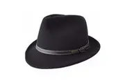 JACARU Australian Wool Hat Trilby Fedora 100% WOOL Crushable Travel Genuine 1848