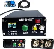 Malahit ATU-100 Antenna Tuner 1.8-50MHz atu100 by N7DDC 7x7 0.96 Inch OLED 3.2 Firmware Programmed with Housing Assembled Machine with USB Cable（No Battery）