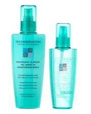 BIOKERATIN Unisex 8.45oz & 5.1oz BK Luxury Macadamia Leave-In Conditioner & Hair Serum