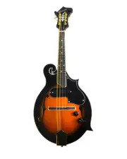 Caraya SMA008EQVS Solid Spruce Top F-Style Acoustic-Electric Mandolin
