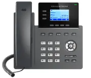 GRANDSTREAM GRP2603P 3 Line IP Phone, 6 SIP Accounts, 132x48 Backlit Screen, HD Audio, Powerable Via POE