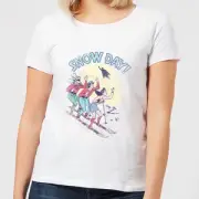 DC Snow Day! Women's Christmas T-Shirt - White