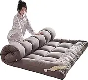 Japanese Floor Mattress Portable Folding Mattress Single Double Foldable Tatami Floor Mat Futon Mattress Full Size Mattress Toppers(90x200cm(35x79inch))