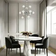 Atom Pendant Light G4 in Chrome Superlux Lighting - CP2012-CH