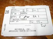 NEW OEM Motorola Radio Switch Toggle SW On/Off pn#- 4005061e01
