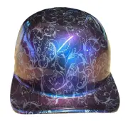 Custom HydroDip PurpleBlue Chameleon Lilies Doughboy Mikes ProLid noveltyhelmet