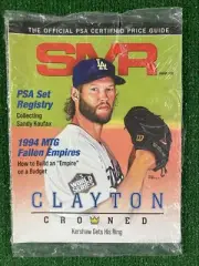 SMR Official PSA Certified Price Guide Magazine Jan. 2021 Clayton Kershaw Sealed