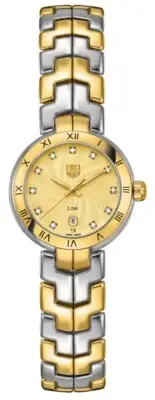 Tag Heuer Link WAT1451.BB0955 Champagne Dial Two-Tone Gold & Steel Ladies Watch