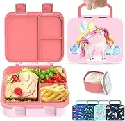hombrima Kids Lunch Box, Bento Boxes Food Storage Container with Multi-Compartments for Boys Girls Children Adult Work School