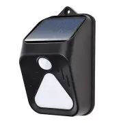 Waterproof LED Solar Alarm Warning Light Sensor Lamp Alert Remote Control H