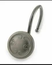 Elegant Home Fashions Touch Up Shower Hook in Bronze (Set of 12)
