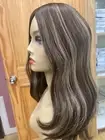 Malky TOPPER Kosher European Multidirectional Brown with Highlights 16" 5/10