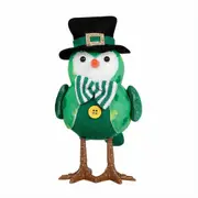 Toy Bird for Ireland Patricks Day Desktop Decor Festive Photo Props for Home Home Table Shelf Decor Ornaments