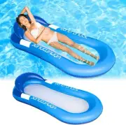 Inflatable Float Chair Hammock Pool Lounge Bed Swimming Chair Water Beach Party
