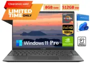 ASUS Zenbook Laptop 14" AMD Ryzen 5 NVIDIA GeForce MX450 8GB RAM & 512GB SSD Pro