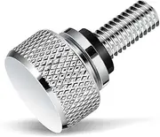 Amazicha Chrome Rear Fender Seat Bolt Stainless Steel Seat Screw Quick Mount Compatible for Harley Davidson Sportster Touring Softail Dyna 1996-2023