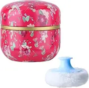 Portable Empty Loose Powder Box Cosmetic Make-up Loose Powder Box Case Holder with Lids and Powder Box Box for Home and Travel
