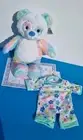 BUILD A BEAR Glow Vibes Daisy Teddy Bear & Matching Sleeper Happy Flower BNWT