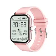 CT2 Sports Smart Watch Men Ladies Bluetooth Call Music 1.69 Inch Full Touch Screen Smart Watch - Pink