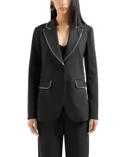 Emporio Armani Zipper Detail Blazer