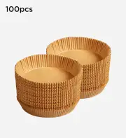 Joybos® 7.9 inch Non-Stick Air Fryer Liners Disposable Paper Round F10 100pcs