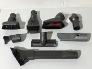 Dyson OEM 7 pc Lot Vacuum Attachments Multi Angle Dust Brush Crevice ALL NEW
