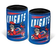 NRL Retro Stubby Can Cooler - Newcastle Knights - Drink - Rubber Base