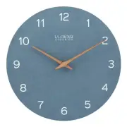 404-3630A 12" Tahoe Quartz Analog Wall Clock, Blue