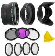 Wide Angle Lens & Accessory Kit For Nikon D5600 D3500 D3400 w/ AF-P DX 18-55mm