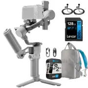 DJI RS4 Mini Combo Gimbal Stabilizer for Camera w/ 128GB Card+2Y Warranty+Bag