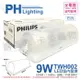 PHILIPS飛利浦 LED TWH002 9W 865 白光 全電壓 壁燈 吸頂燈(內附燈泡) _ PH430907