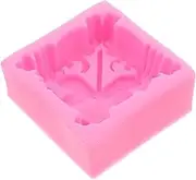 HOODANCOS 1pc Silicone Mold Soap Molder Kit Fondant Cookery Molds Extensible Rectangle Mousse Cake Ring Mold Machine Soap Molds Sphere Baking Molds Cake Molds Baking Bakeware Pink
