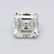0.73 Carat Natural Diamond Asscher Cut Shape H Color SI Clarity Loose Unique Set