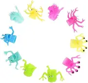 10Pcs Finger Creature Puppet Interactive Storytelling for Random Styles Material for Durability Enhances Parent Bonding
