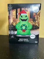 DISNEY Oogie Boogie Christmas Inflatable Yard Decoration 5 Ft. Tall - Brand New