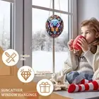 3Pcs Suncatcher Window Hangings Colorful Acrylic Flower Hanging Suncatcher RomJh