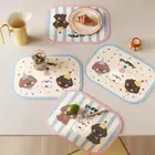 Waterproof Cup Coaster Leather Kitchen Mat Cute Dining Table Mat