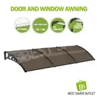 3M DIY Window Door Awning House Canopy Sun Shade Patio UV Rain Cover