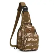 Tactical Backpack, Waterproof Military Cross-body Molle Sling Shoulder Camo B