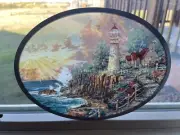 Thomas Kinkade Light Of Peace Stained Glass Sun Catcher