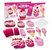 Kangaroo 28pk Strawberry & Cherry Scented Valentine's Day Cards Scratch & Sniff