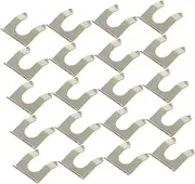 30pcs Car Hose Clamp Pipes Clamps Brake Line U Clip Holder Oil Pipes Cable Replacement Parts Fittings For Trucks Cars Vehicles