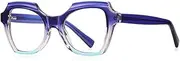 [HPIRME] Light Spring Hinge Oversized Women Glasses Frames