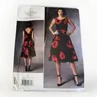 Vogue Sewing Pattern 1422 Misses Lined Dress Size 6-14 Uncut