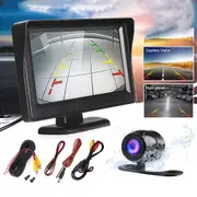 Waterproof HD Car Reverse Camera Kit Monitor Night Vision Rear View Parking Cam