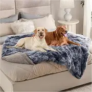 Spardar Dog Blanket, 100×120 cm Waterproof Dog Blanket with Drawstring Bag, Urine Proof Dog Bed Sofa Cover for Small, Medium and Large Dogs, Washable