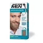 Just For Men Mustache & Beard Beard Dye for Men with Brush Included for Easy ...
